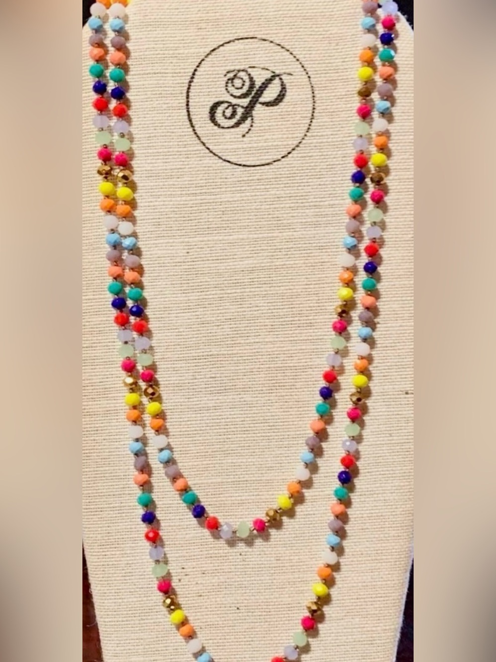 Plunder Design Levi Multicolored Faceted Beaded Necklace ✨🩷✨ - Picture 4 of 8
